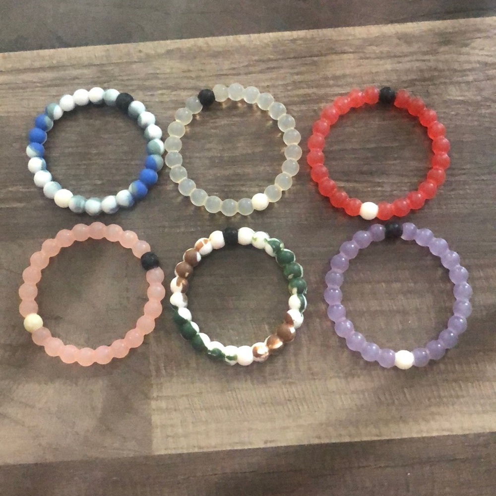 6 lokai bracelets